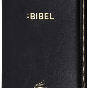 Schlachter 2000 Bibel - Standardausgabe (Kalbsleder, Goldschnitt, mit Reißverschluss, schwarz)